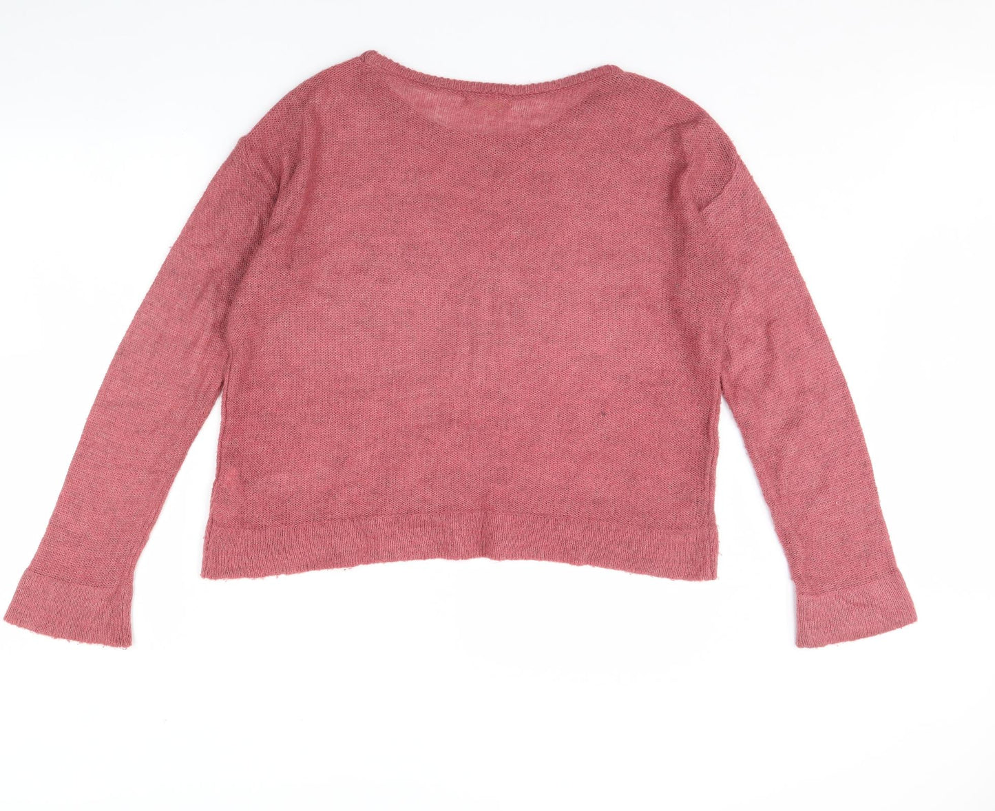 Angel Womens Pink   Pullover Jumper Size L