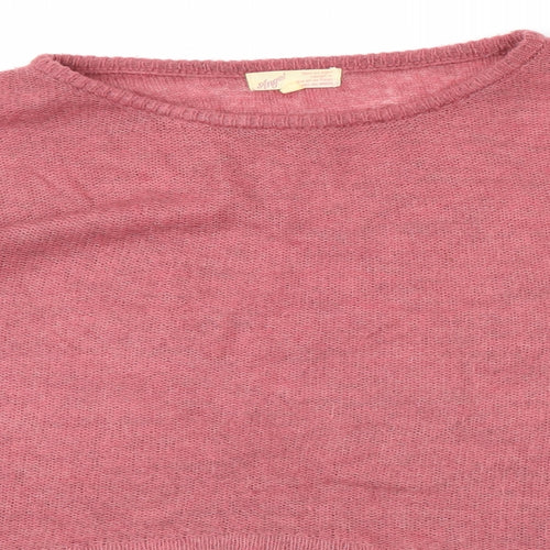 Angel Womens Pink   Pullover Jumper Size L