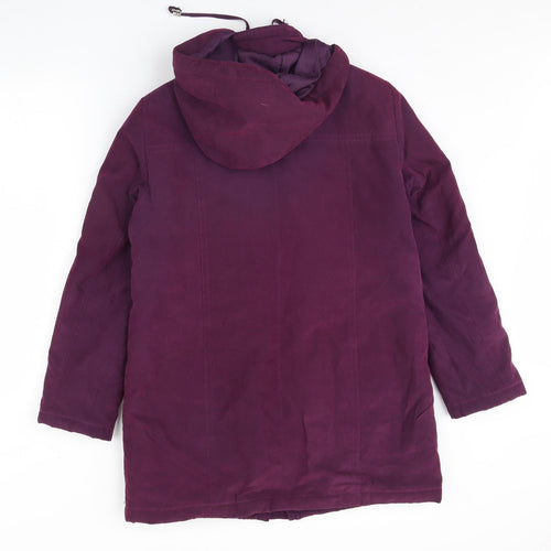 BM Womens Purple   Rain Coat Coat Size XS