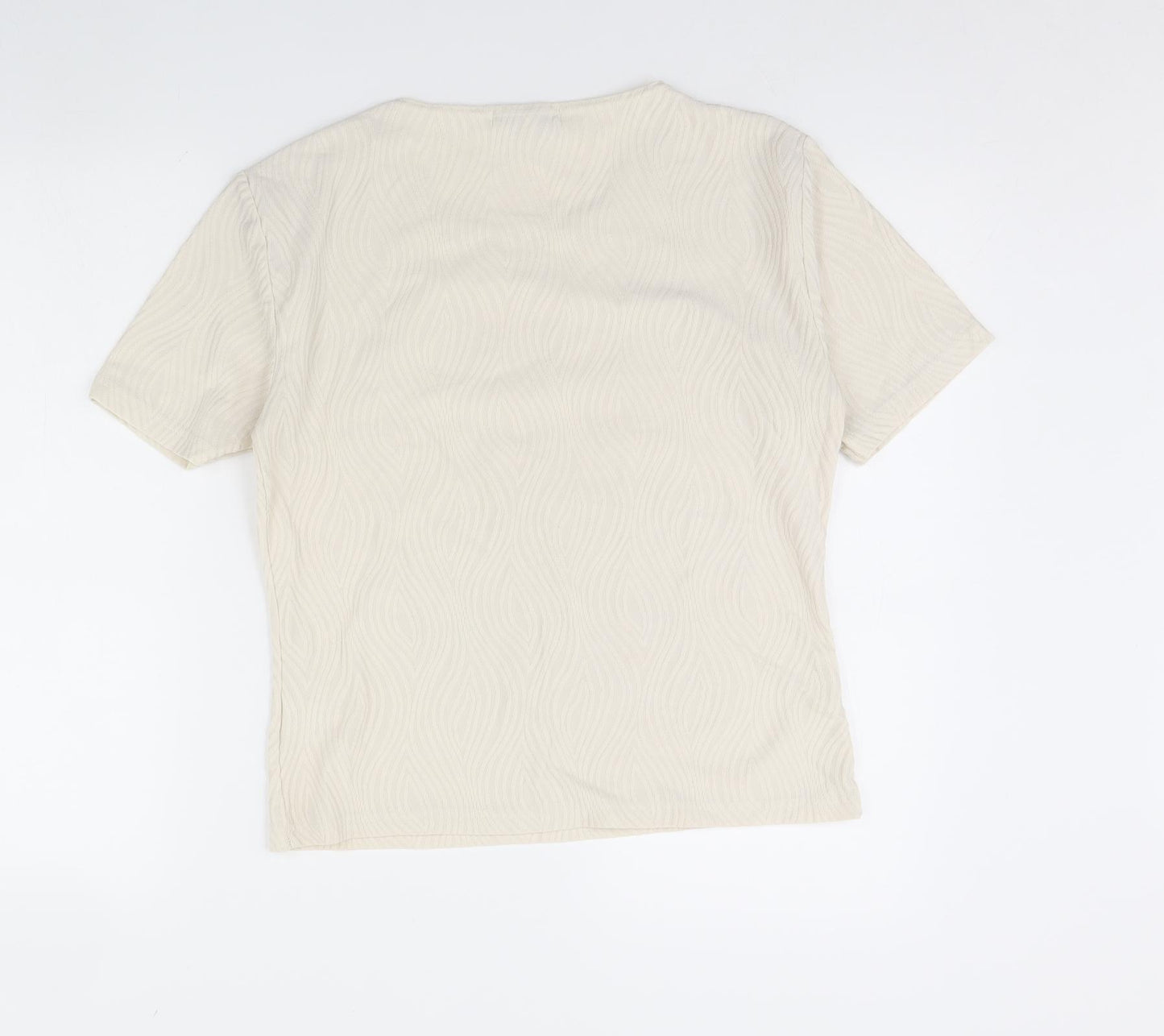 Klass Womens Beige   Basic Blouse Size M