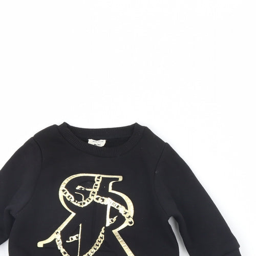 River Island Baby Black   Pullover Jumper Size 6-9 Months