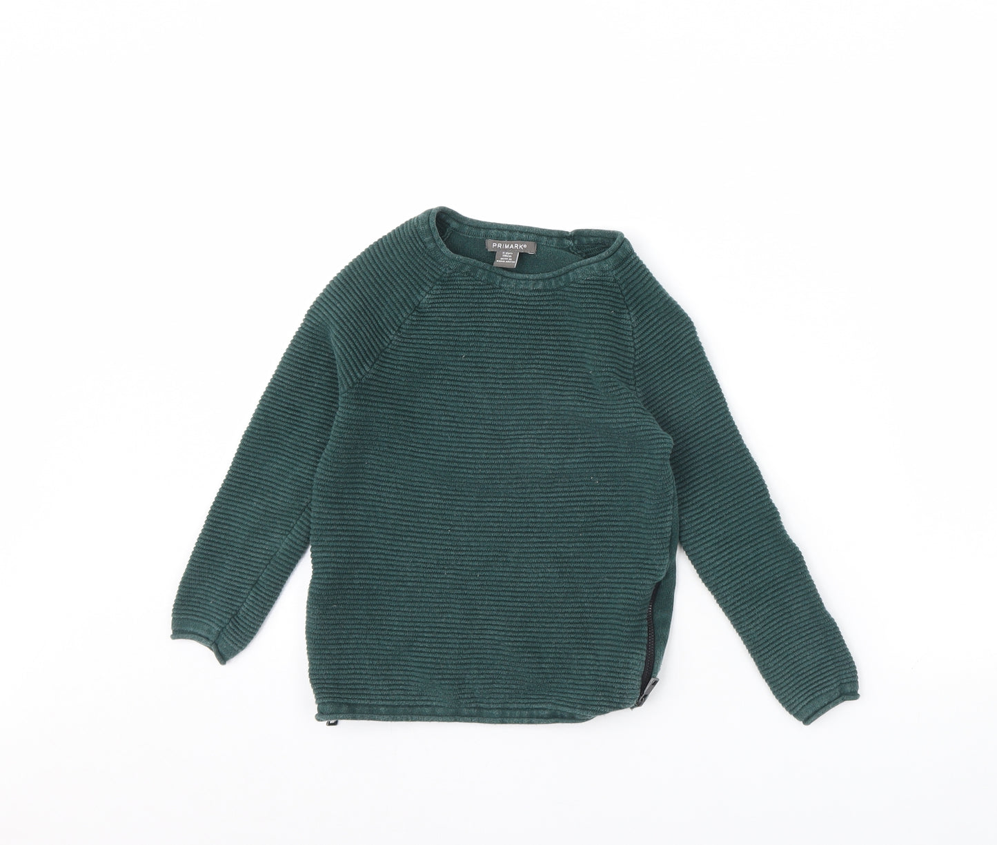 Primark Boys Green   Pullover Jumper Size 5 Years