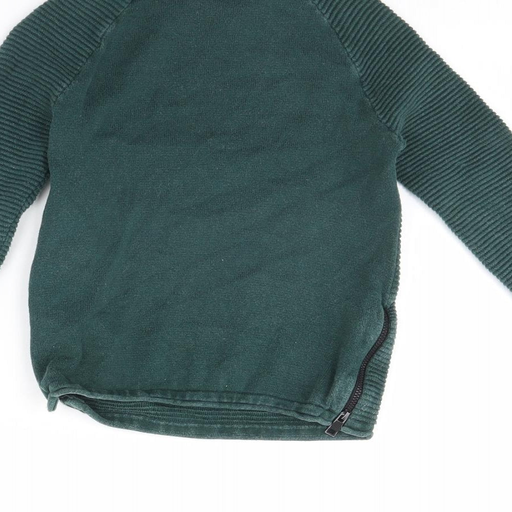 Primark Boys Green   Pullover Jumper Size 5 Years