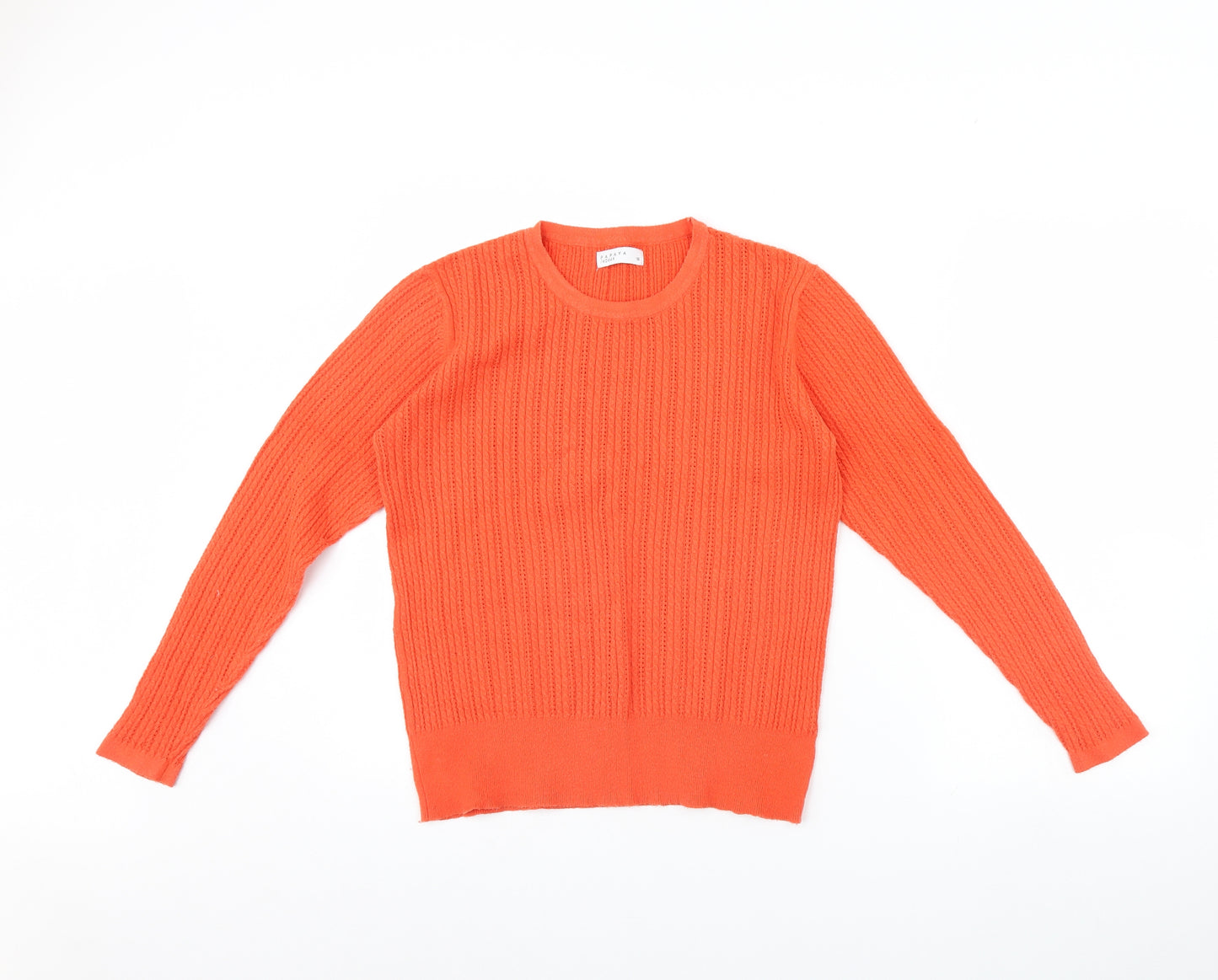 Papaya Womens Orange   Pullover Jumper Size 16