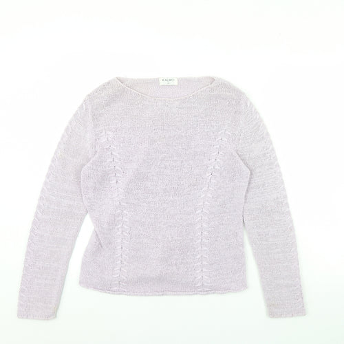 Kaliko Womens Pink   Pullover Jumper Size 14