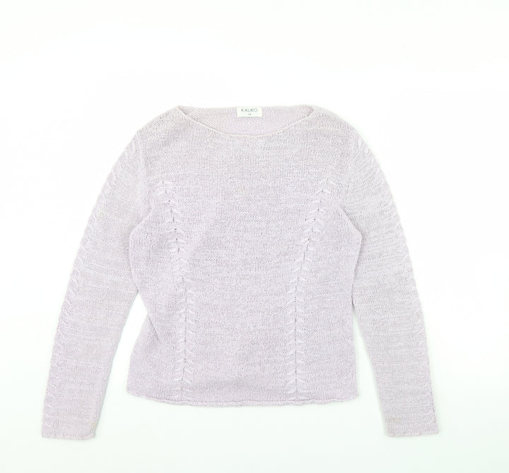 Kaliko Womens Pink Pullover Jumper Size 14