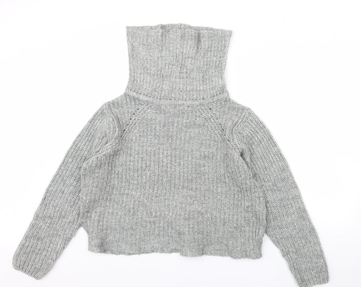 New Look Womens Grey Pullover Jumper Size 14