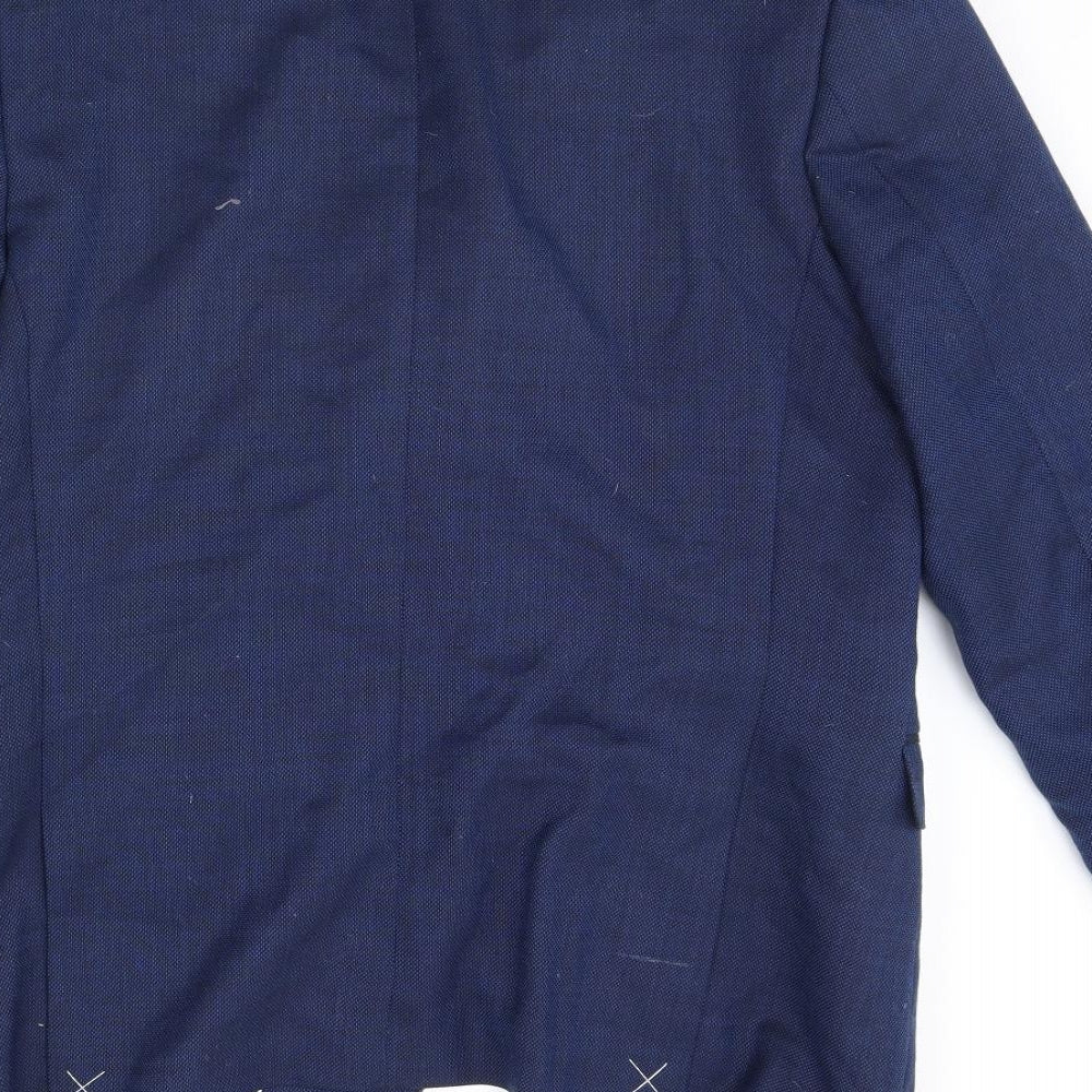 Preworn Mens Blue   Jacket Blazer Size 42  - Shoulder Pads