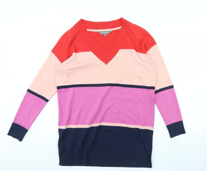 Principles Womens Blue Striped Pullover Jumper Size 10