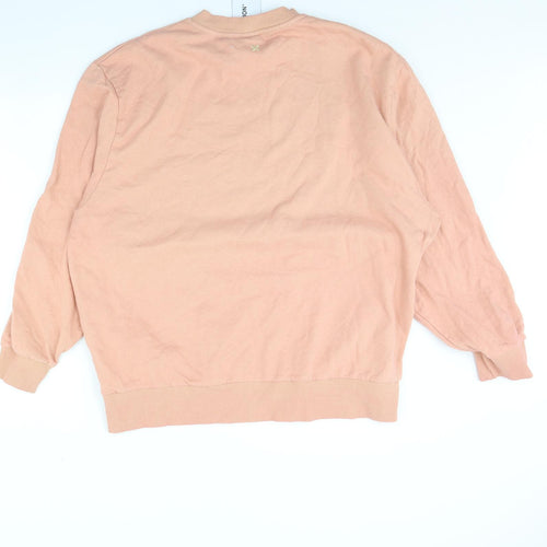 COLLUSION Womens Pink   Pullover Jumper Size 2XL