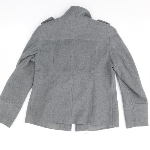 Dorothy Perkins Womens Grey   Jacket Coat Size 12