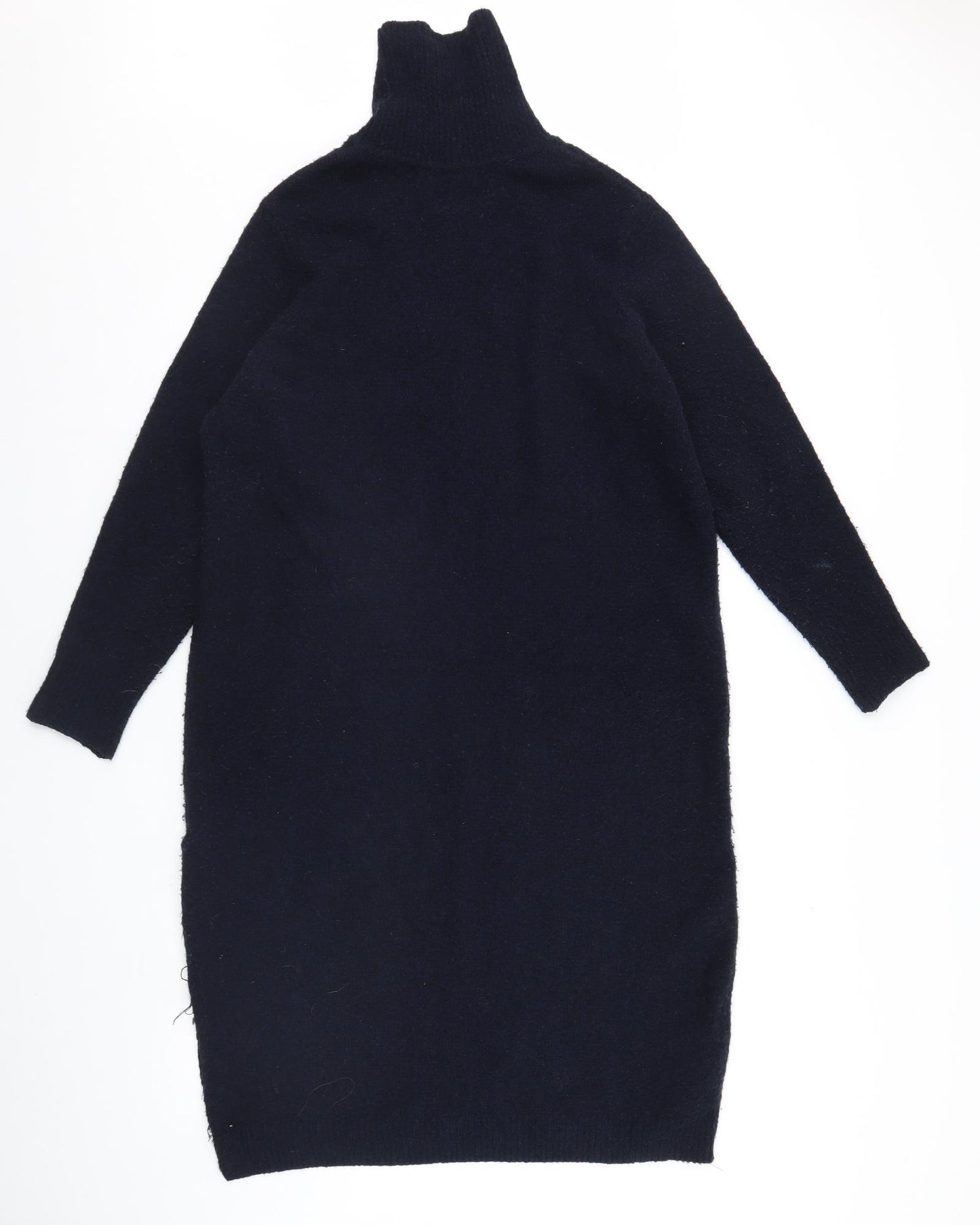 M&s Womens Blue   Jumper Dress  Size M