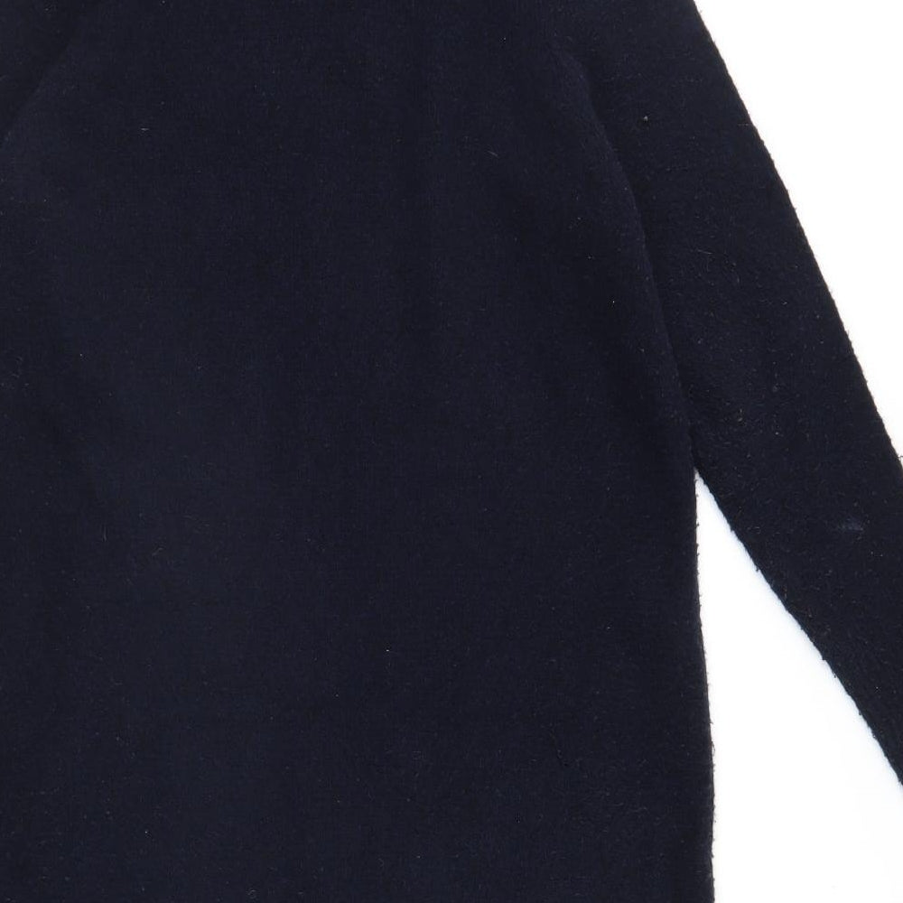 M&s Womens Blue   Jumper Dress  Size M