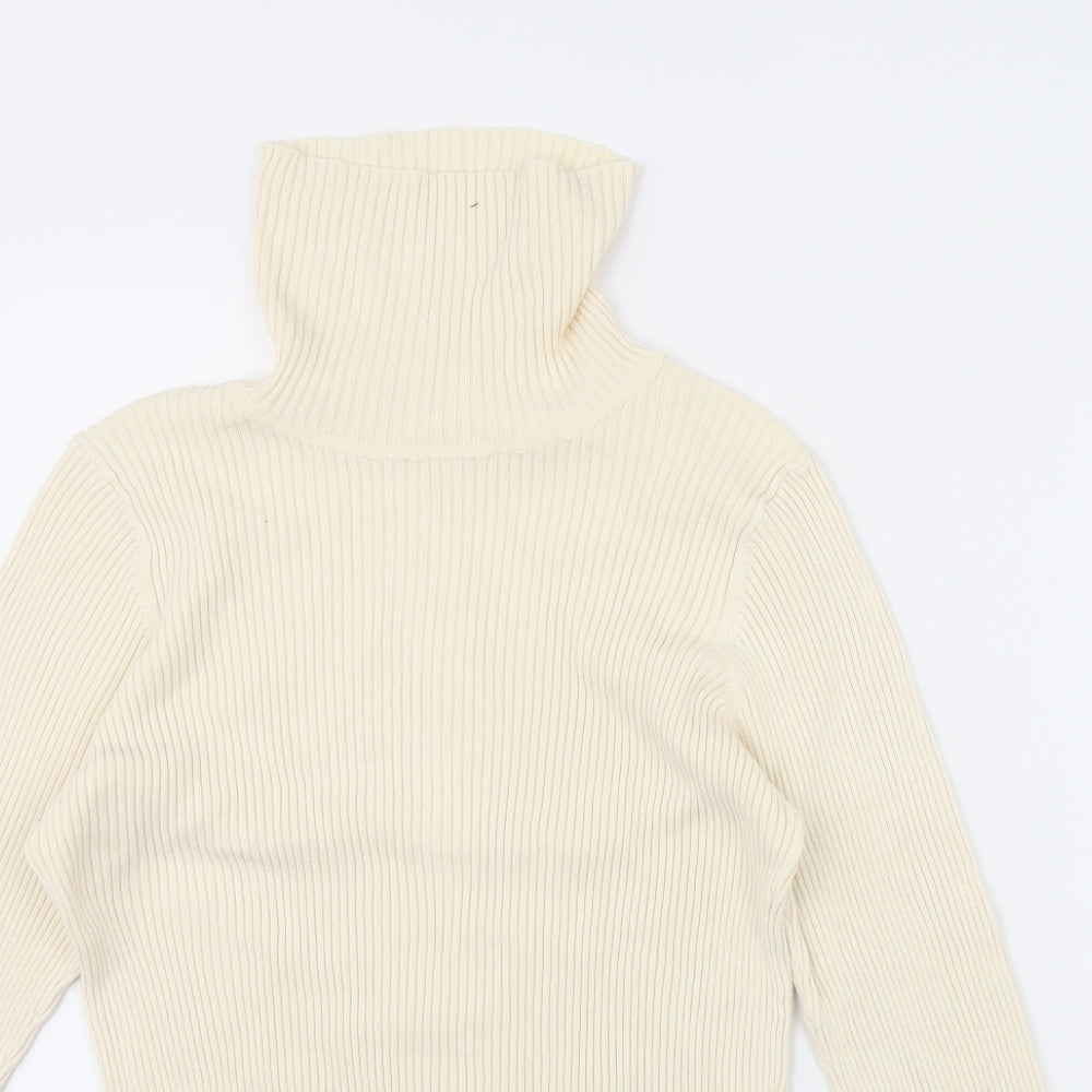 M&s Womens Ivory   Pullover Jumper Size 20