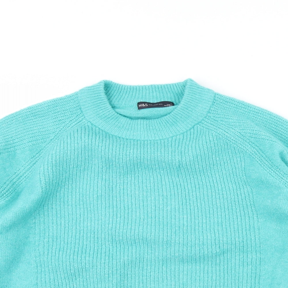 M&S Womens Green   Pullover Jumper Size L
