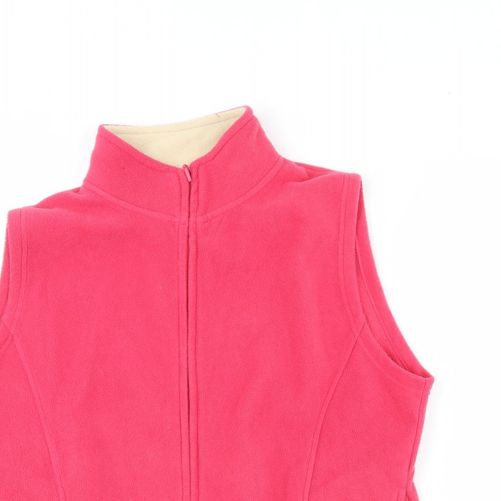 EWM Womens Pink  Fleece Gilet Jacket Size L