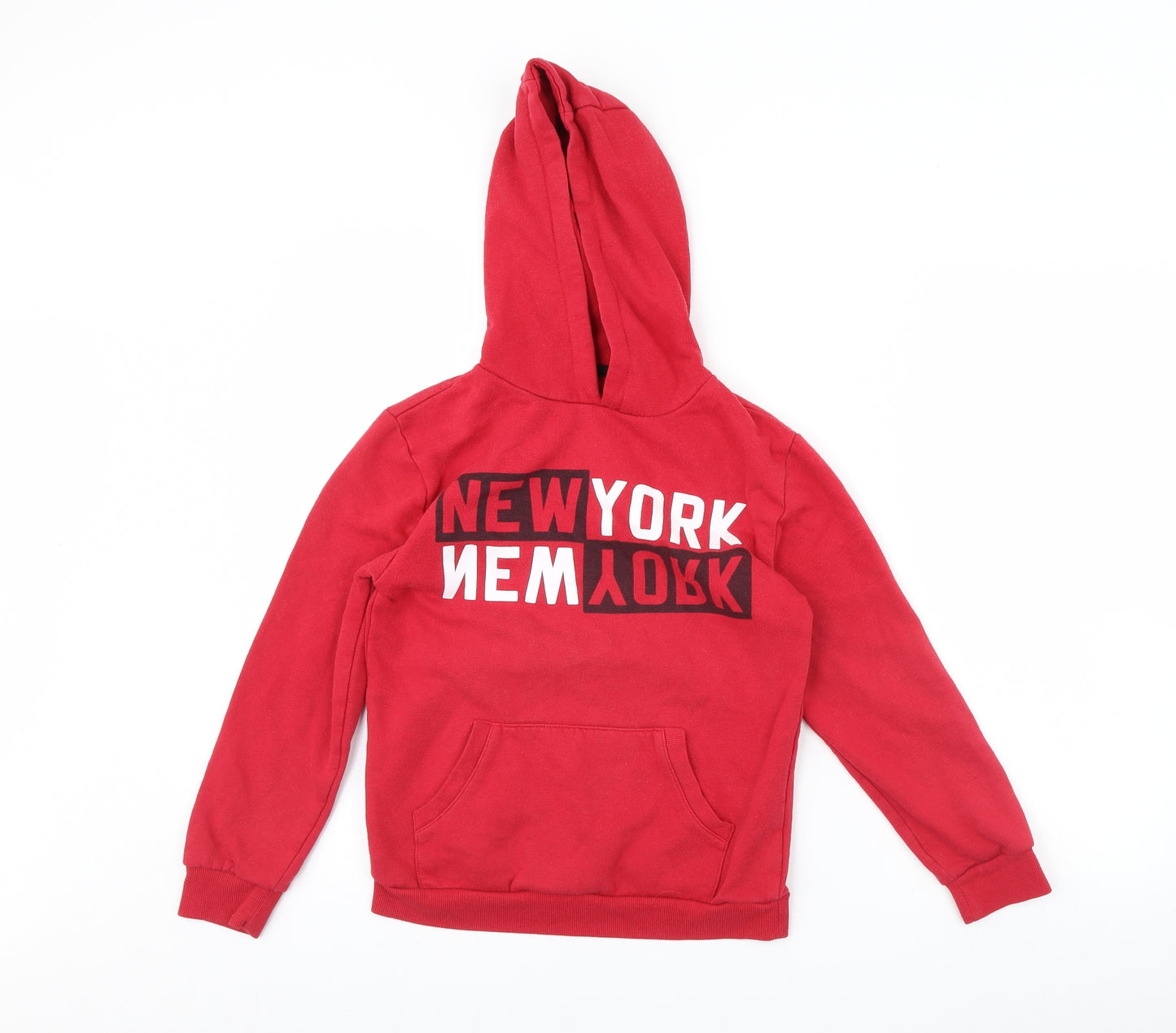 Primark Boys Red   Pullover Hoodie Size 10 Years