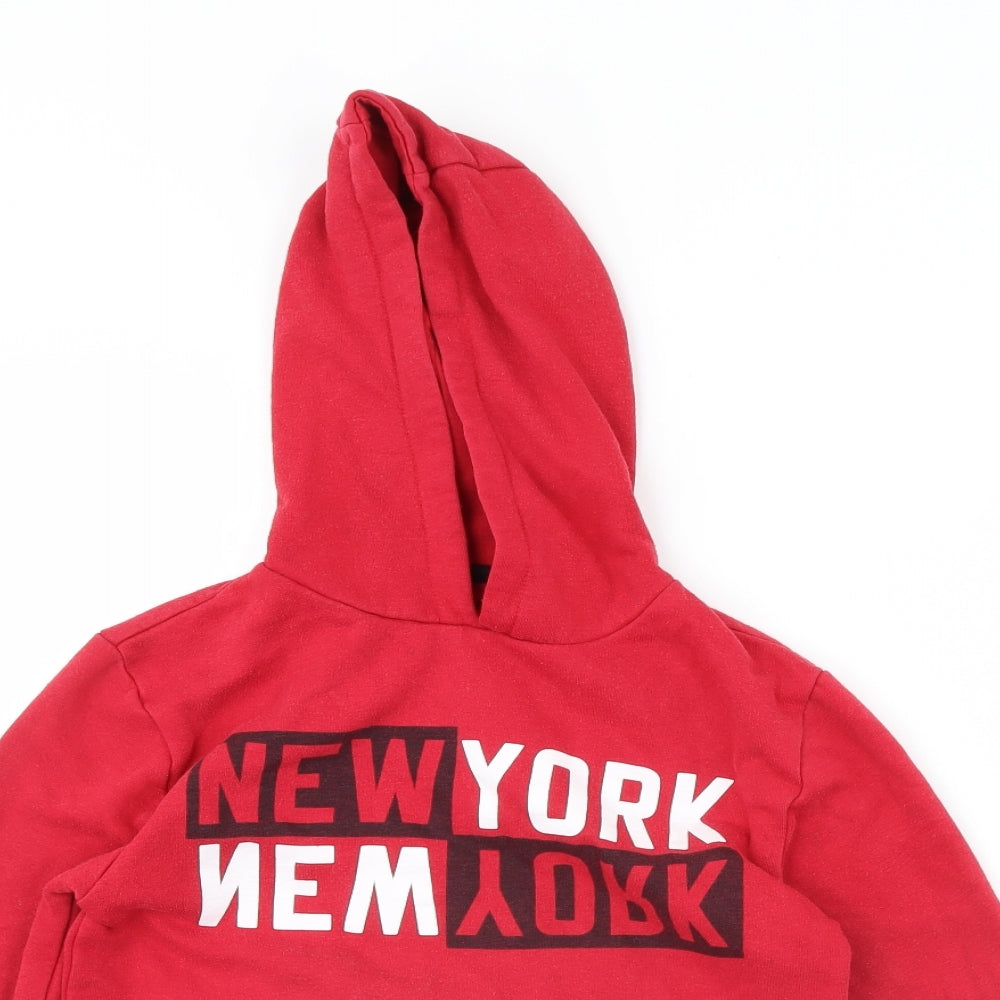 Primark Boys Red   Pullover Hoodie Size 10 Years
