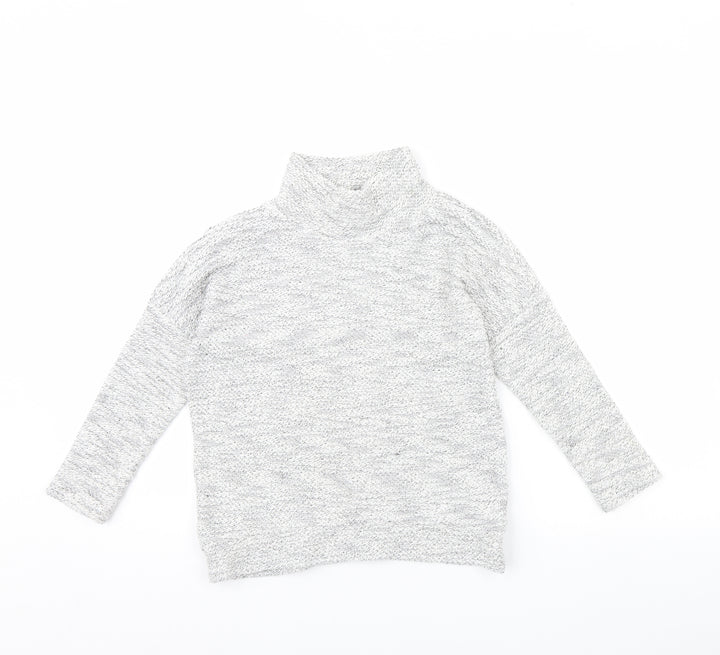 F&F Girls Grey Pullover Jumper Size 7 Years