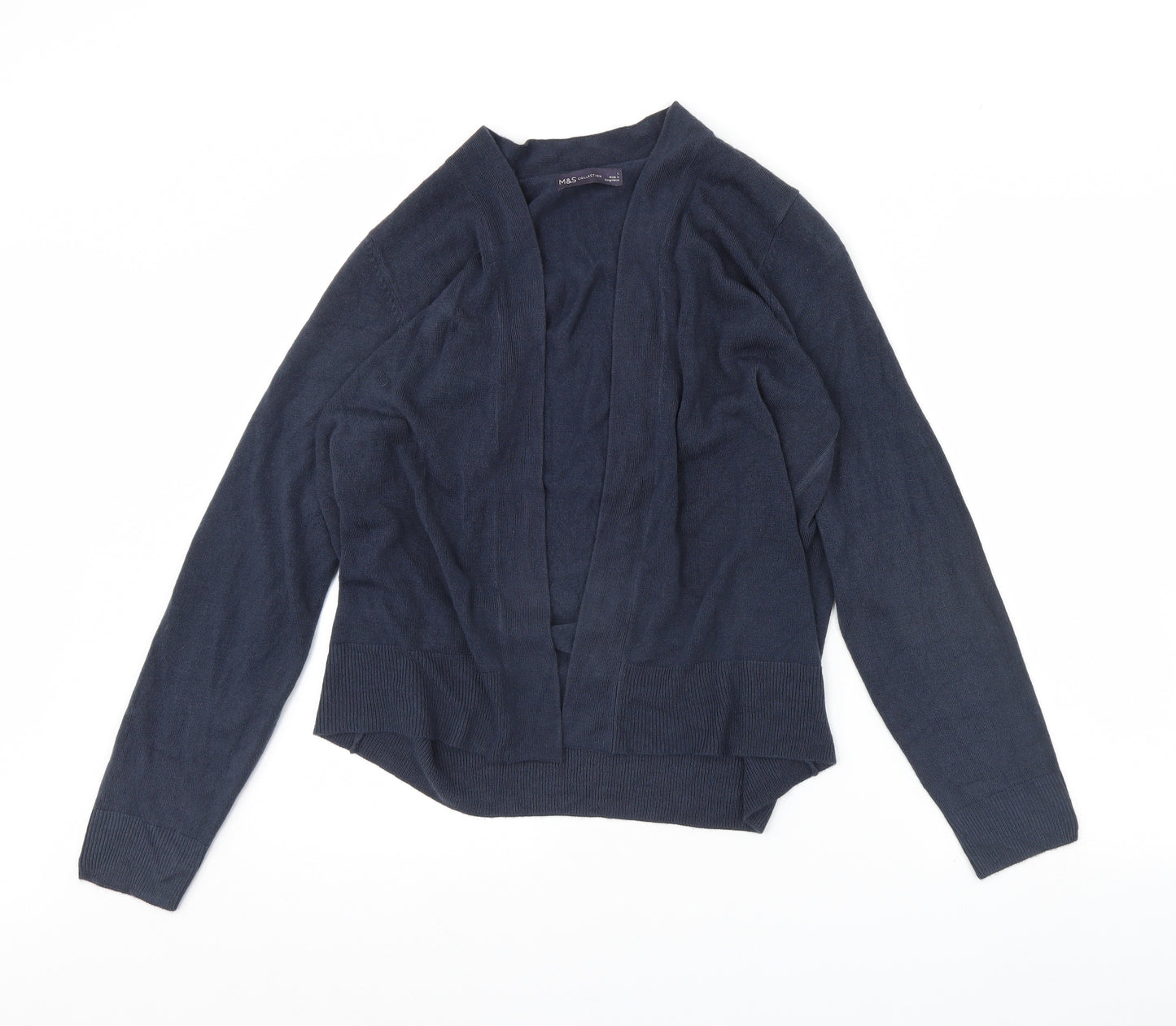 m&S Womens Blue   Cardigan Jumper Size L