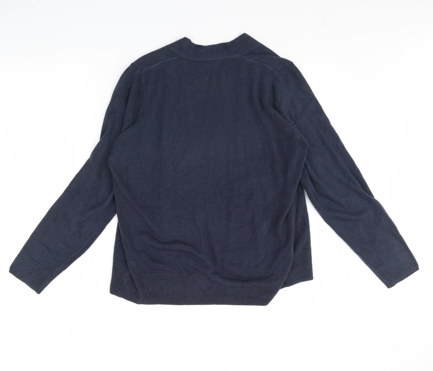 m&S Womens Blue   Cardigan Jumper Size L