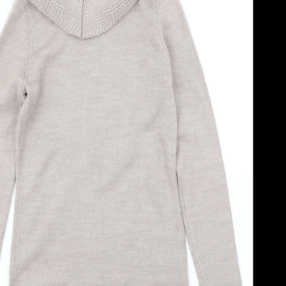 H&M Womens Brown  Knit Jumper Dress  Size S