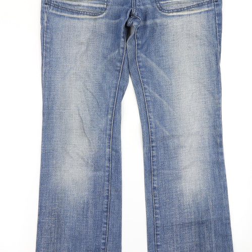 Diesel Womens Blue  Denim Bootcut Jeans Size 34 L31 in