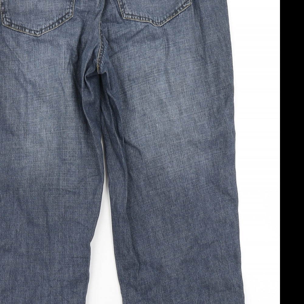 Cecil Mens Blue  Denim Cargo Shorts Size 30 in