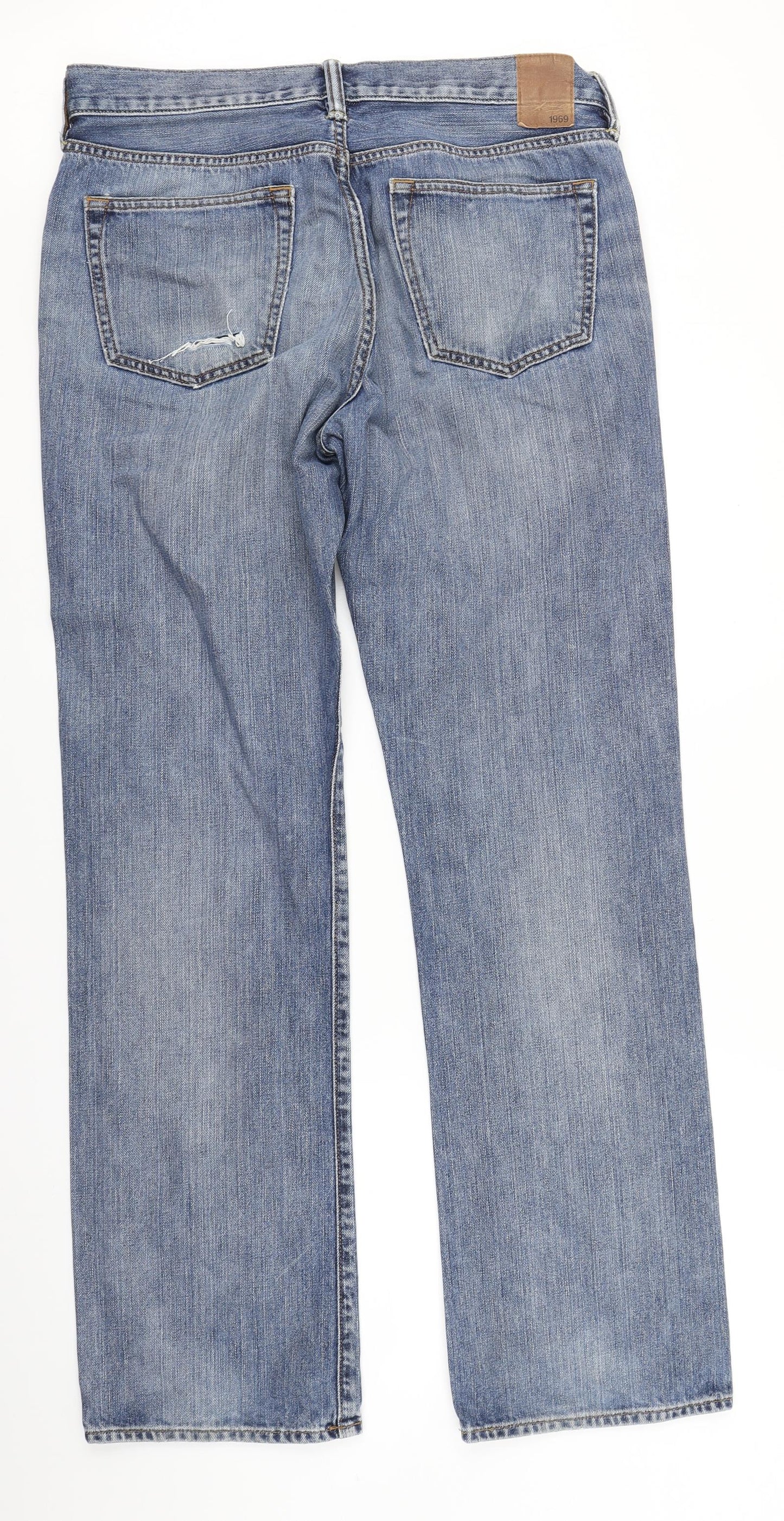 Gap Mens Blue  Denim Bootcut Jeans Size 34 in L34 in