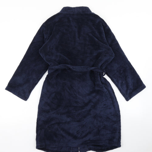 Chelsea Boys Blue Solid Fleece  Robe Size 8-9 Years  - Chelsea FC
