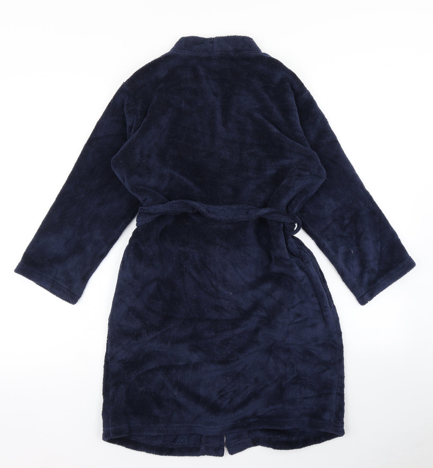 Chelsea Boys Blue Solid Fleece  Robe Size 8-9 Years  - Chelsea FC