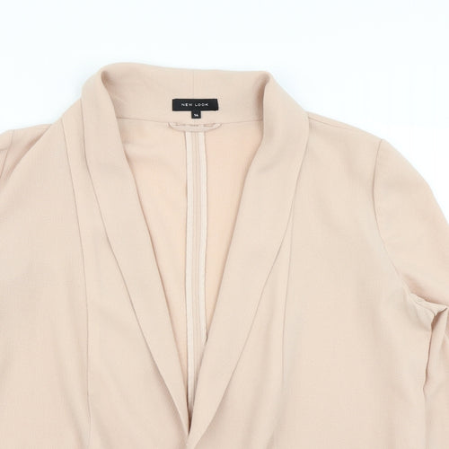 New Look Womens Beige   Jacket Blazer Size 14