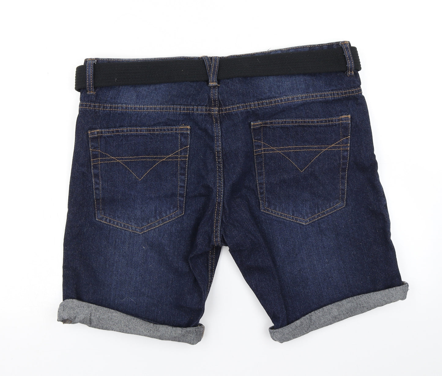 Pierre Cardin Mens Blue  Denim Cargo Shorts Size 36 in