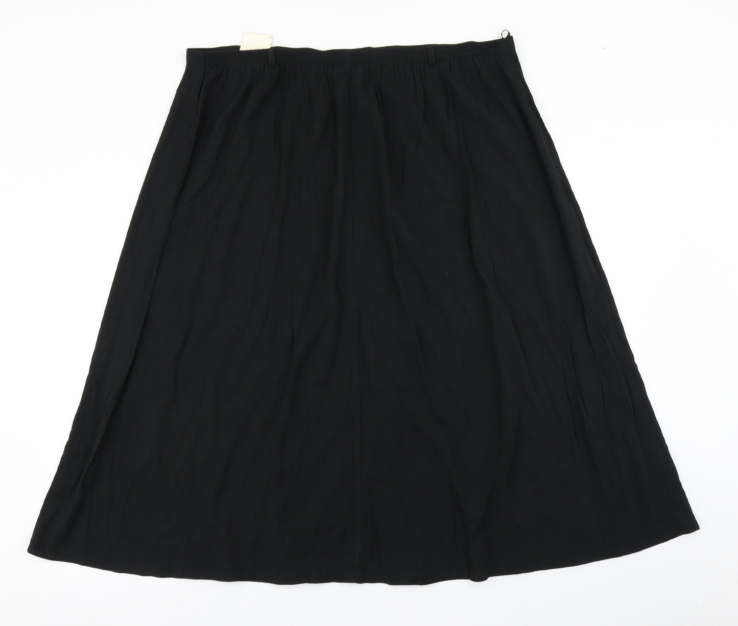 Bonmarché Womens Black   A-Line Skirt Size 22