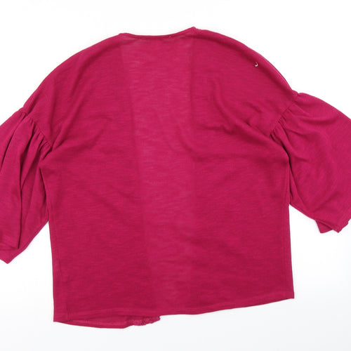 George Womens Pink  Knit Cardigan Jumper Size 8