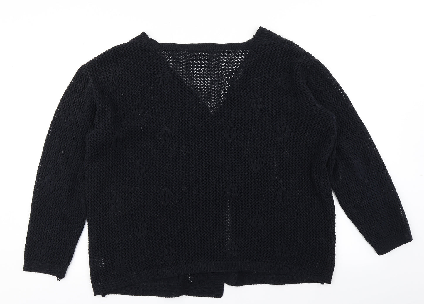Pout Womens Blue  Knit Cardigan Jumper Size M