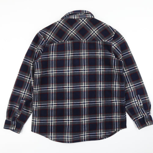 Freedom Foundry Mens Blue Plaid   Button-Up Size M