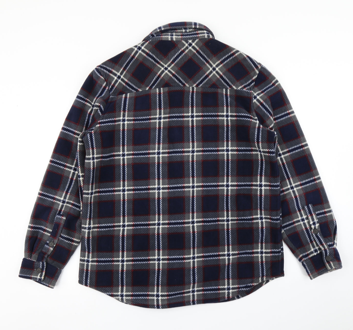 Freedom Foundry Mens Blue Plaid   Button-Up Size M