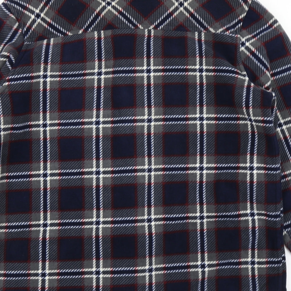 Freedom Foundry Mens Blue Plaid   Button-Up Size M