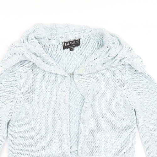 Paramour Mens Blue  Knit Cardigan Jumper Size S