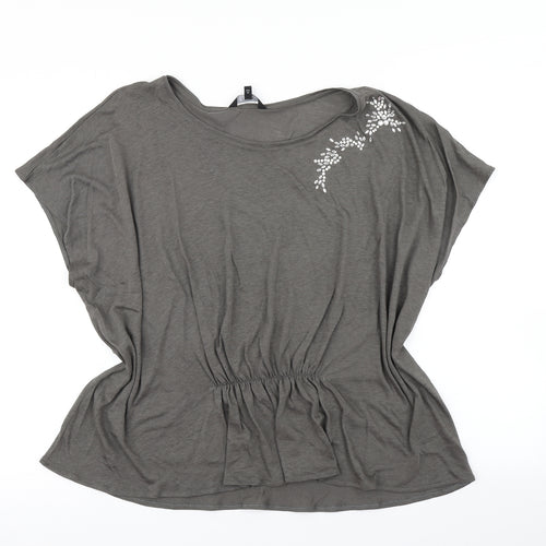 NEXT Womens Green   Basic T-Shirt Size 10
