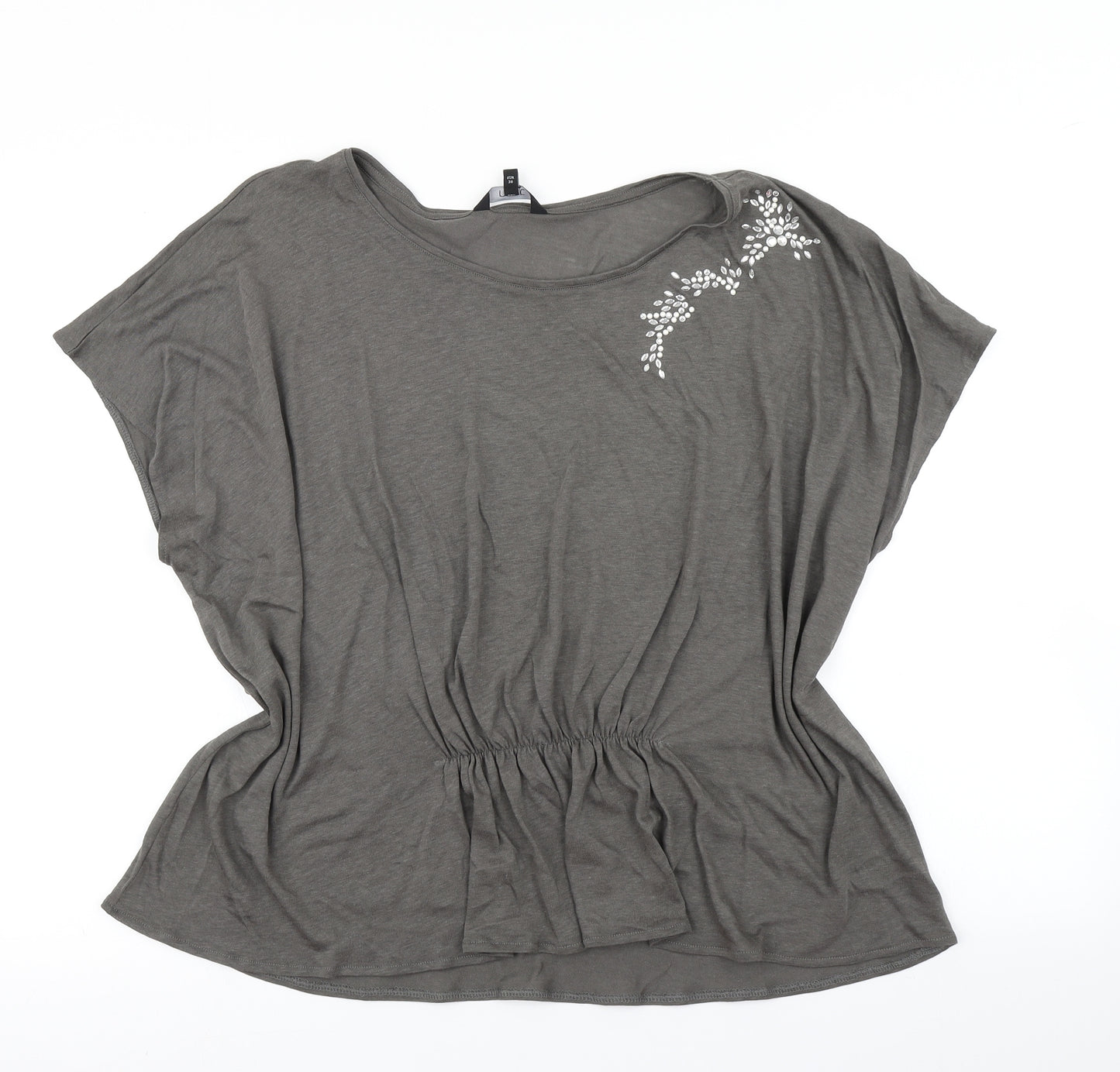 NEXT Womens Green   Basic T-Shirt Size 10