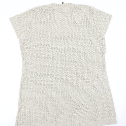 Fashion Essentials Womens Beige  Knit Pullover Jumper Size 18
