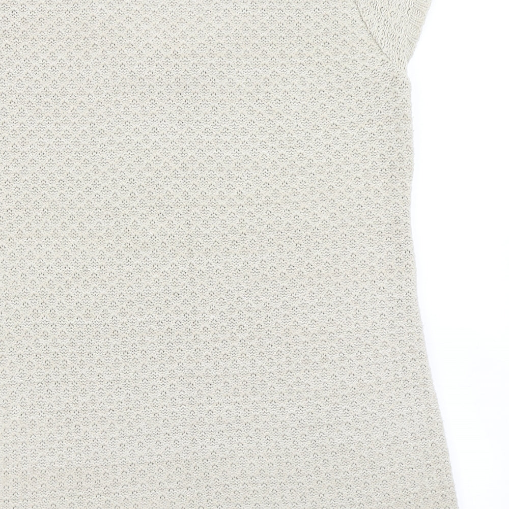 Fashion Essentials Womens Beige  Knit Pullover Jumper Size 18