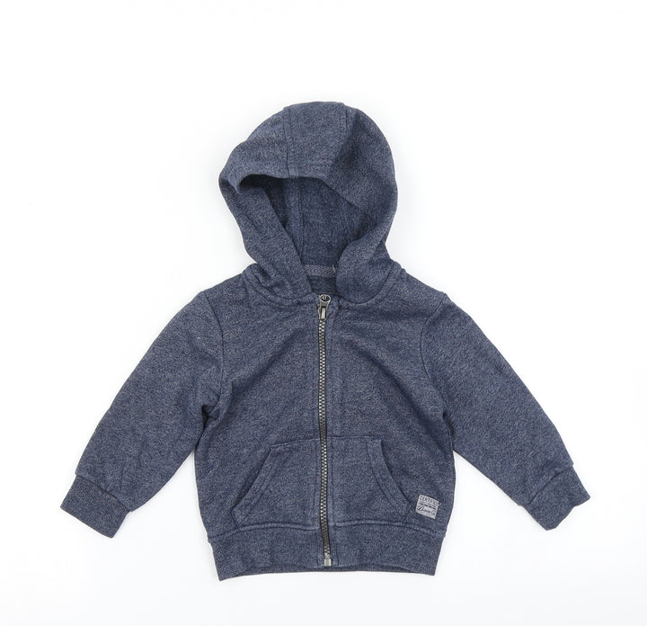 Mini Rebel Boys Blue Jacket Size 12-18 Months