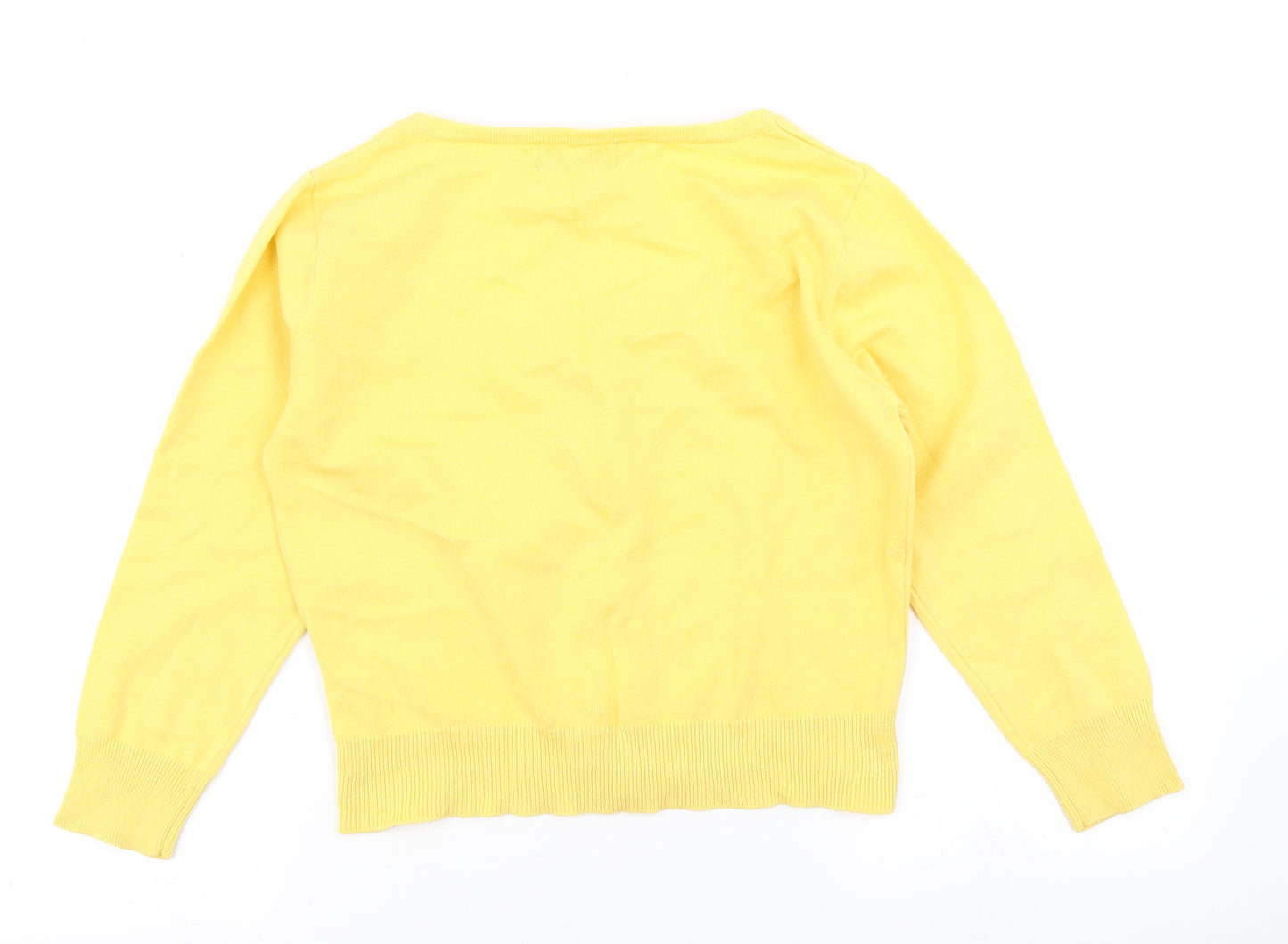 Atmosphere Womens Yellow  Knit Cardigan Jumper Size 12