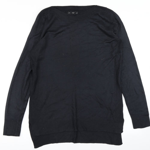 F&F Womens Blue  Knit Pullover Jumper Size 8