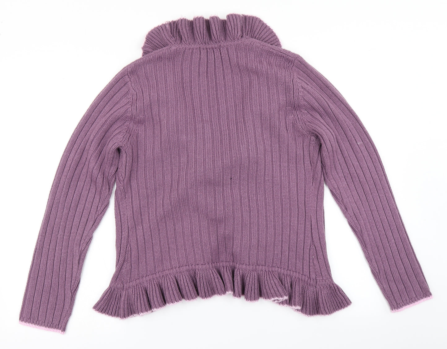 Soon Womens Purple  Knit Cardigan Jumper Size 16