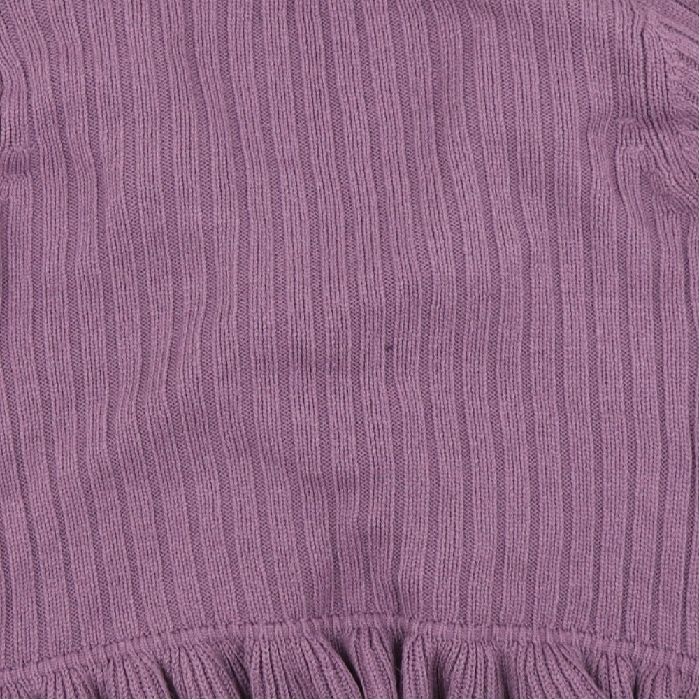 Soon Womens Purple  Knit Cardigan Jumper Size 16
