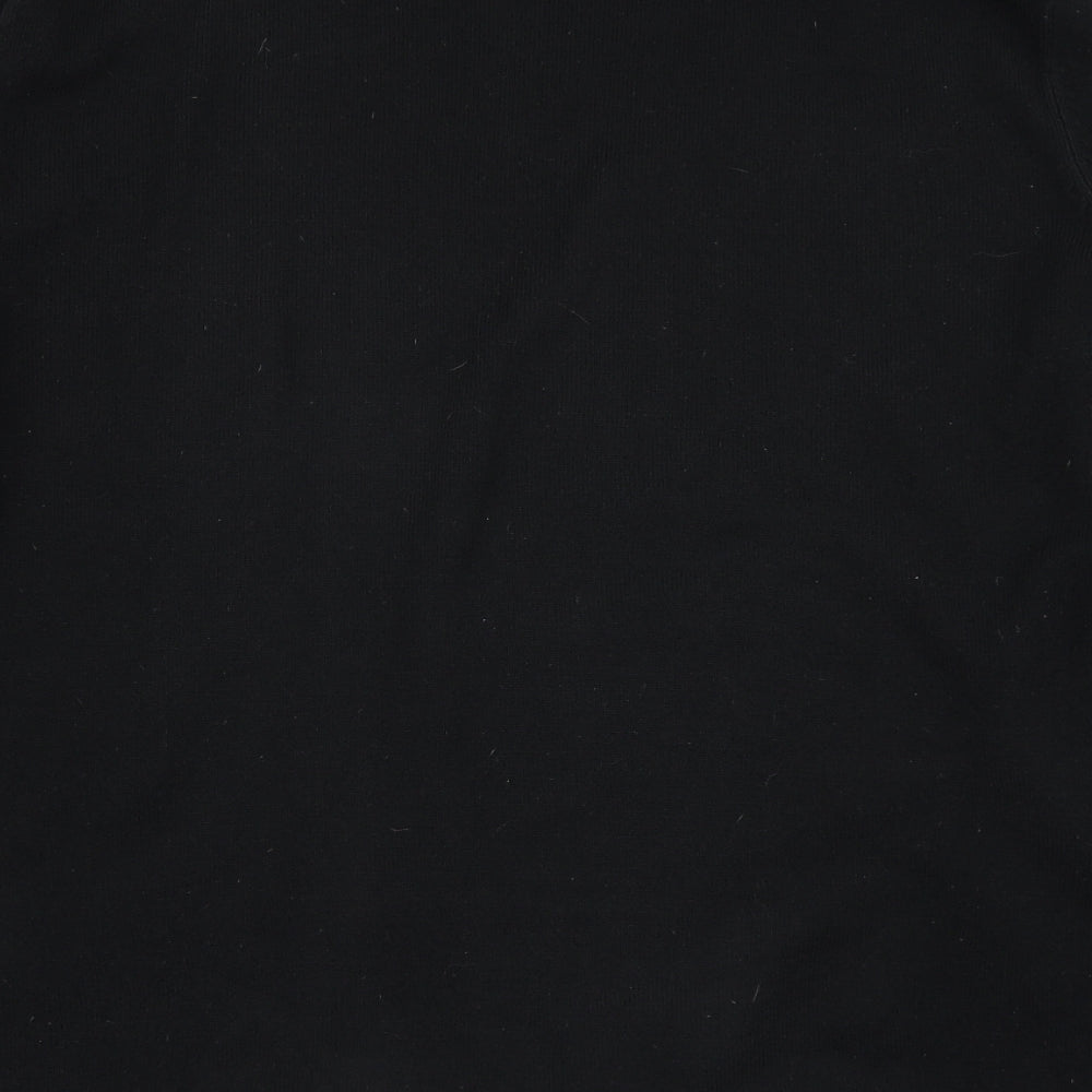 Urban Spirit Mens Black Check Knit Pullover Jumper Size 2XL